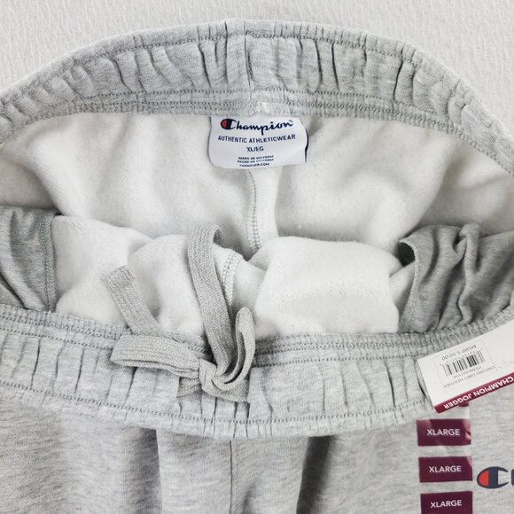 Champion Jogger Sweatpants Fleece Oxford Heather Gray Sportswear Men's XL NWT - Picture 4 of 9